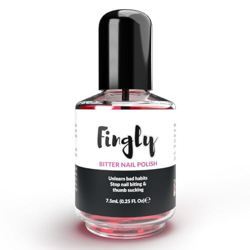 Bitterer Nagellack von Fingly 7,5ml I Nägelkauen stoppen mit Speziallack für Nägelbeißer I Nagellack gegen Nägelkauen I Auch für Kinder Nagelkauer I Stop kauen & let it grow I Daumenlutschen Bitterer Nagellack von Fingly 7,5ml I Nägelkauen stoppen mit Speziallack für Nägelbeißer I Nagellack gegen Nägelkauen I Auch für Kinder Nagelkauer I Stop kauen & let it grow I Daumenlutschen von Fingly
