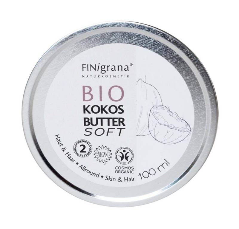 Finigrana Körperbutter Bio Kokos Butter Soft 100ml von Finigrana