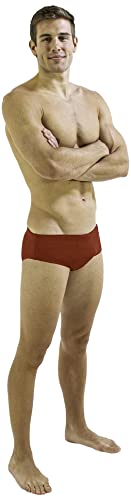 Finis Herren Aqua Short Solid Red 34 Badehose, One Size von Finis