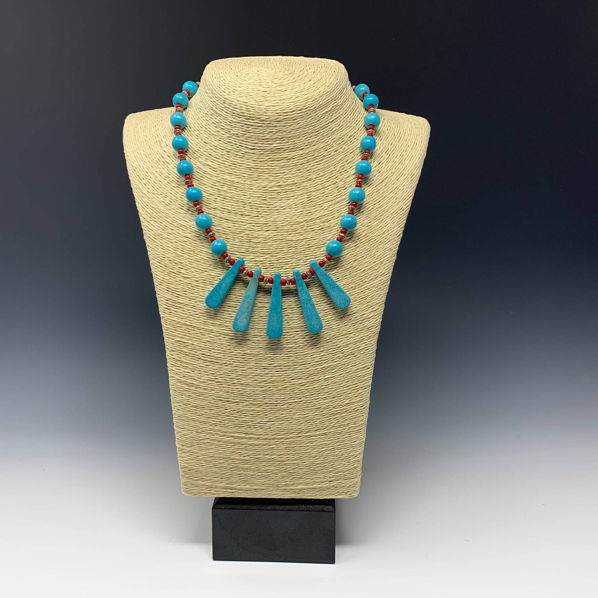 Howlite Halskette Howlite Halskette von FinishingFirst
