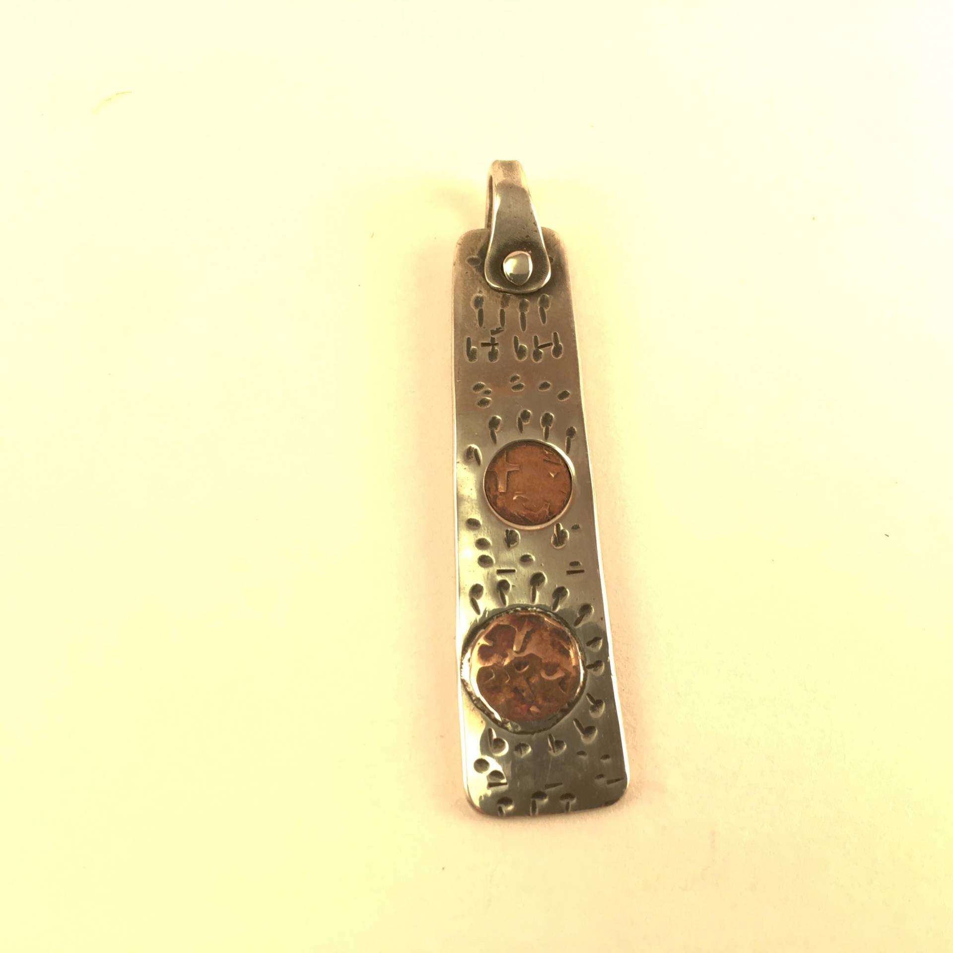 Silber Mit Kupfer Ohrstecker Anhänger Silber Mit Kupfer Ohrstecker Anhänger von FinishingFirst