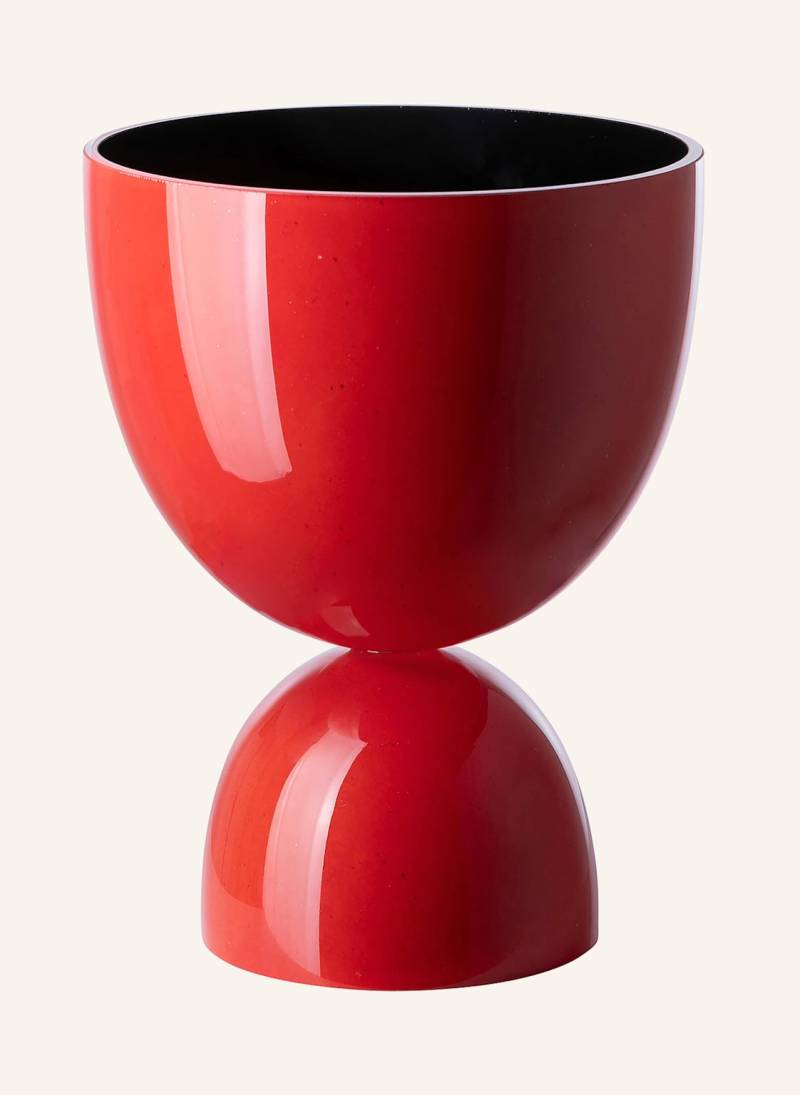 Fink Studio Schale Auf Fuß Red Planet rot von Fink Studio