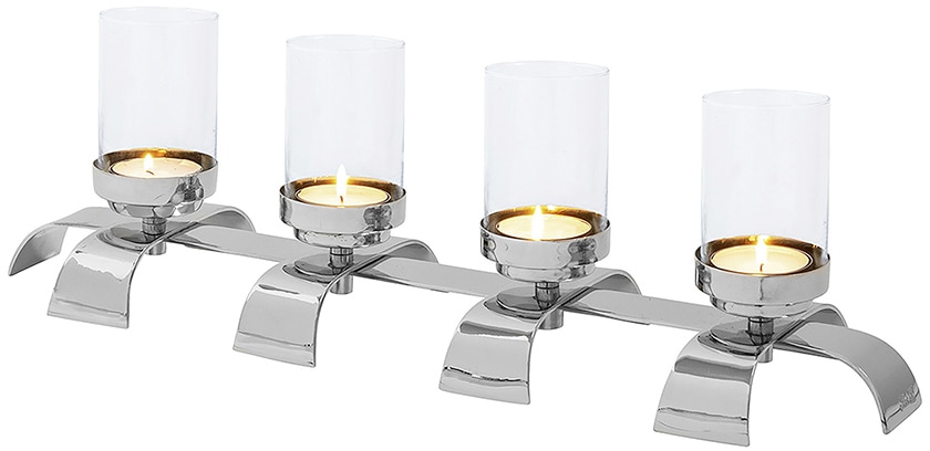 Fink Kerzenleuchter "AARON, Adventsleuchter", aus traditoneller Handarbeit, Teelichthalter, 4-flammig Fink Kerzenleuchter "AARON, Adventsleuchter", aus traditoneller Handarbeit, Teelichthalter, 4-flammig von Fink