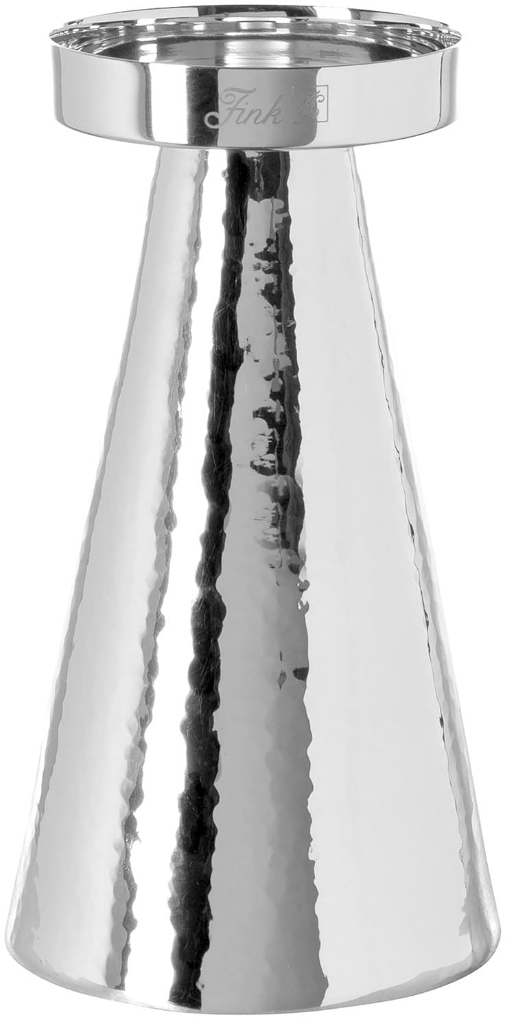 Fink Kerzenleuchter "YAMA", (1 St.), Stumpenkerzenhalter aus Edelstahl, Ø ca. 10 cm von Fink