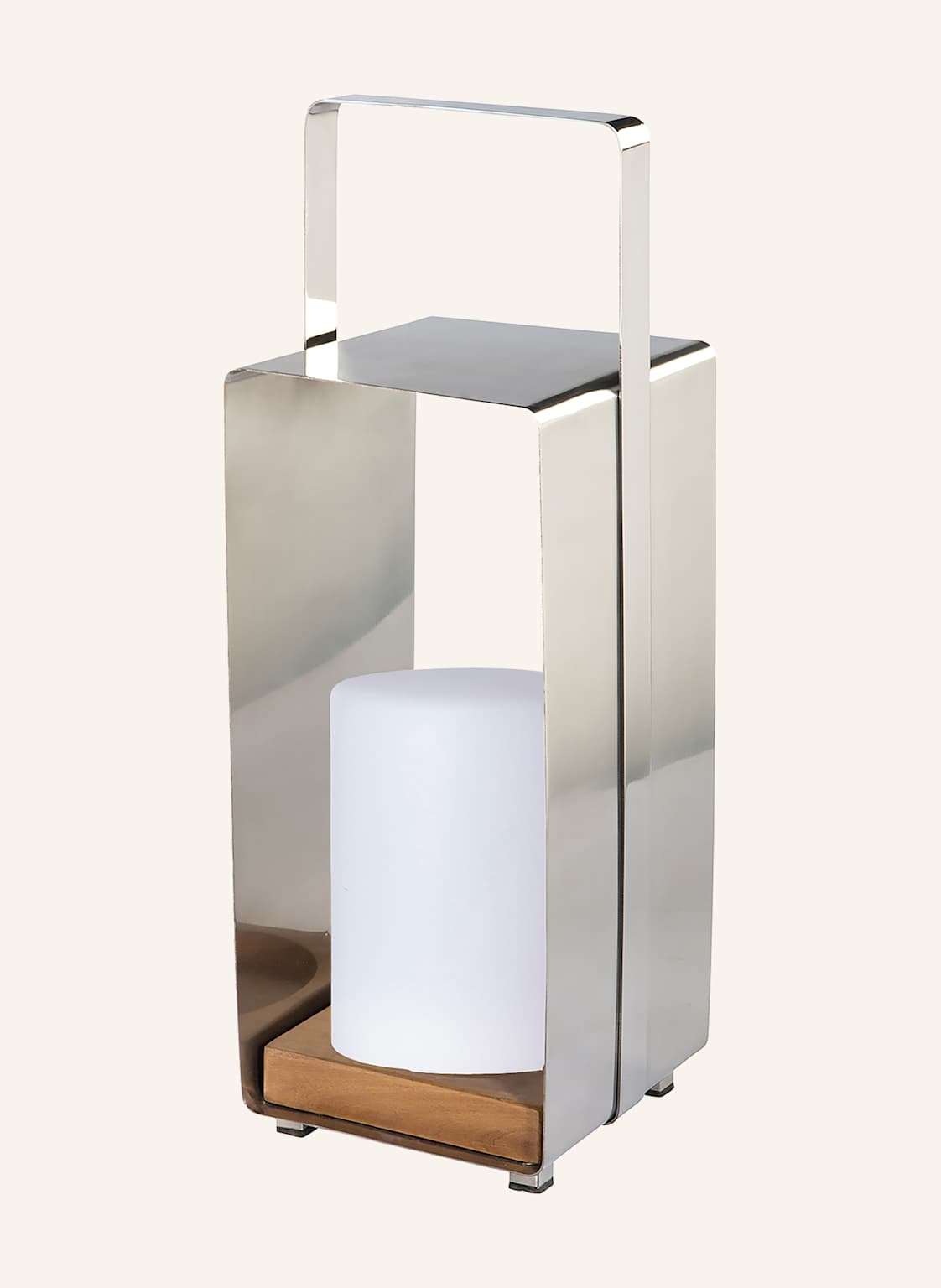 Fink Laterne Mit Led Zylinder Magnus silber von Fink