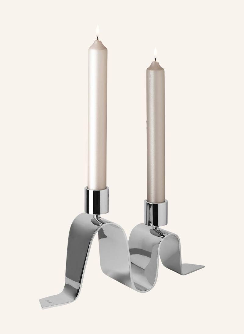 Fink Leuchter, 2-Flammig Hilara silber von Fink