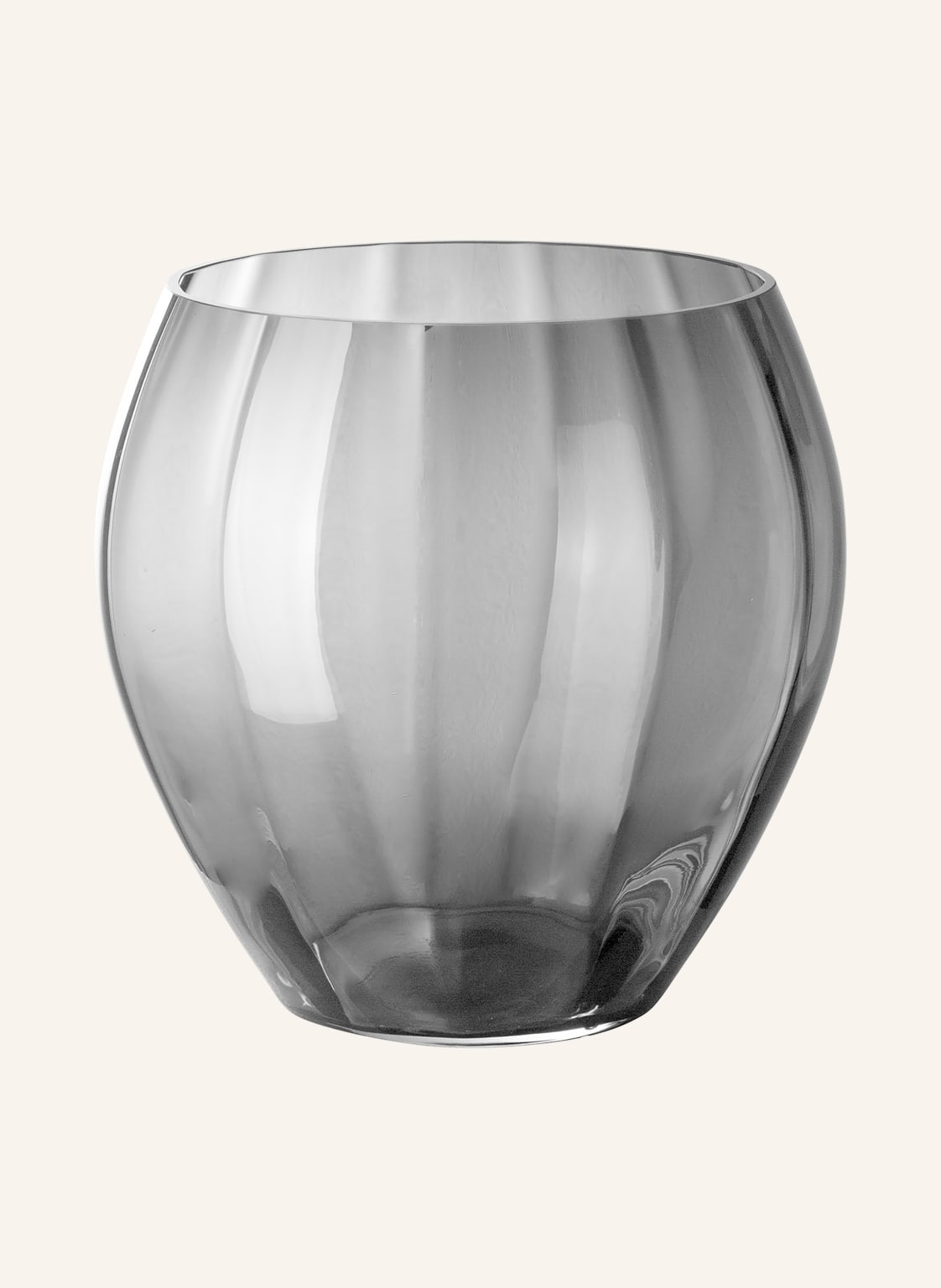 Fink Vase, Windlicht Lilian grau von Fink