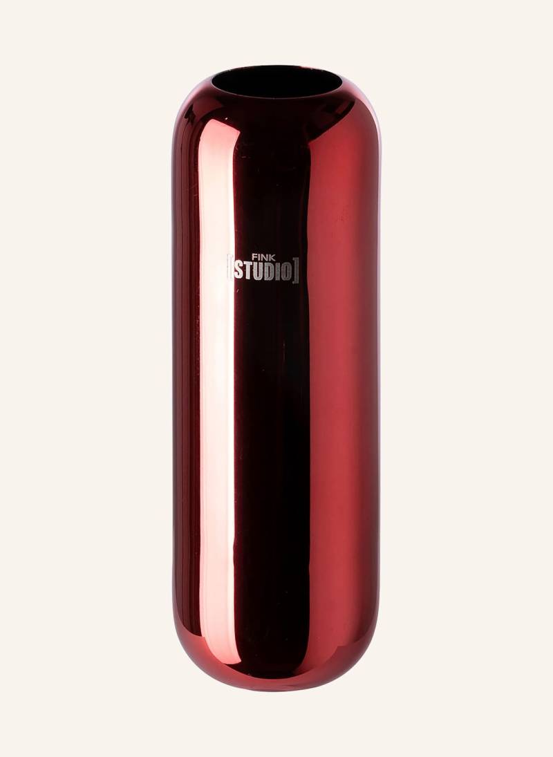 Fink Vase High End rot von Fink