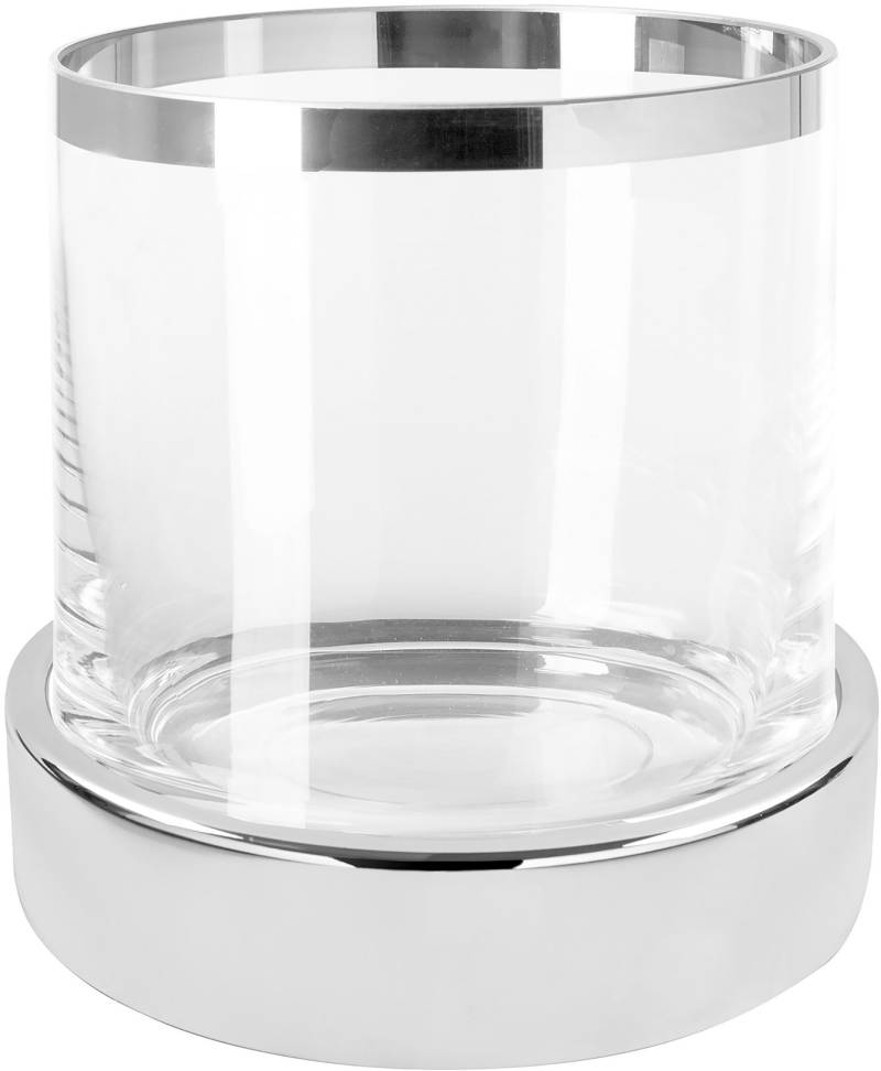 Fink Windlicht "EMPIRE, Kerzenhalter, Dekoglas, elegantes Design" in hochwertiger Qualität mit Platinumauflage und mundgbelasenem Glas von Fink