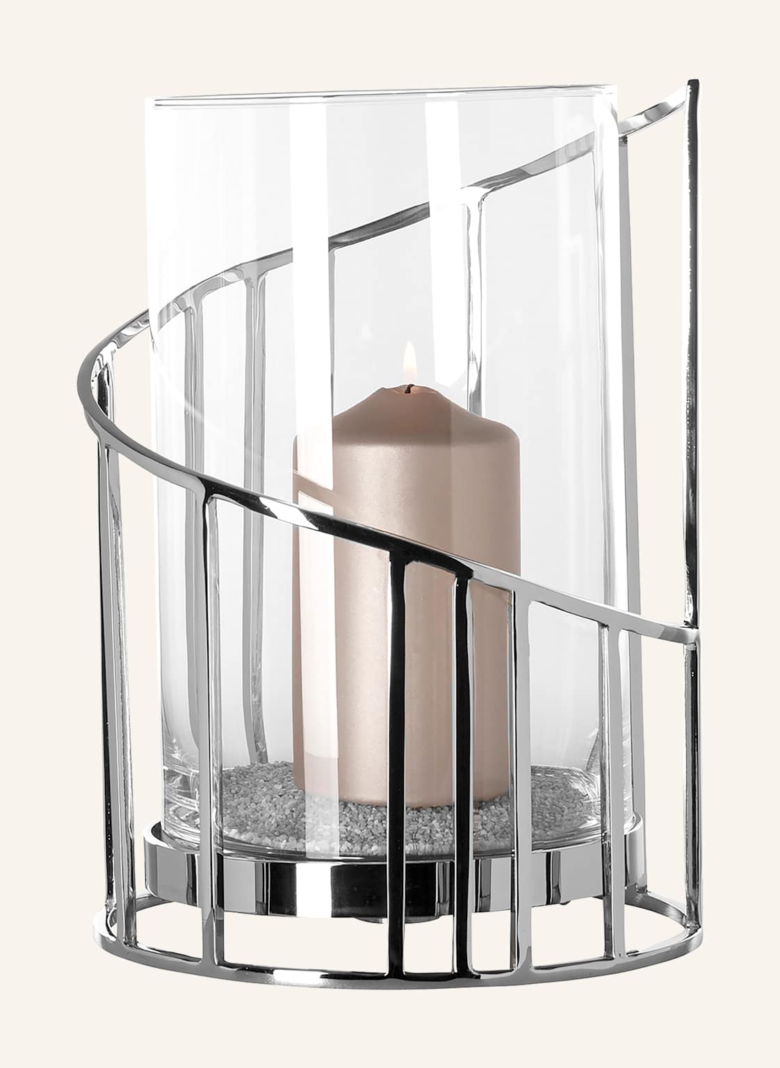 Fink Windlicht Mit Glas Celine silber Fink Windlicht Mit Glas Celine silber von Fink