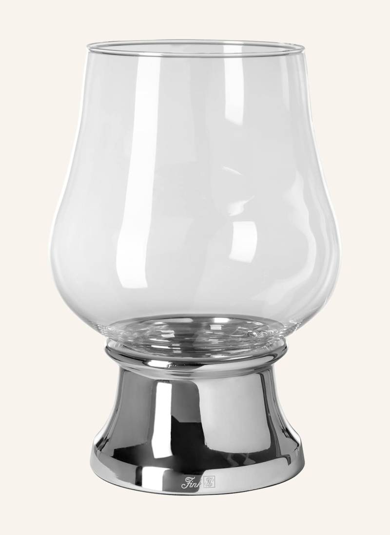 Fink Windlicht Mit Glas Palina silber von Fink