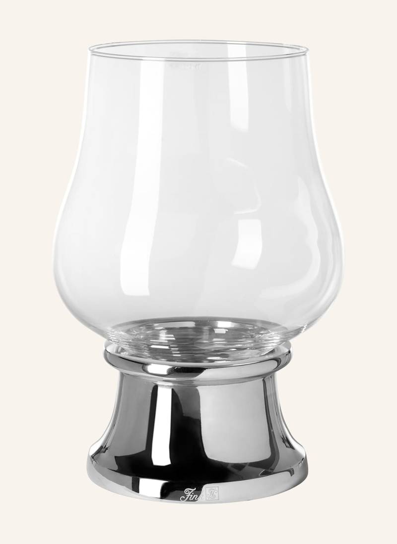 Fink Windlicht Mit Glas Palina silber von Fink