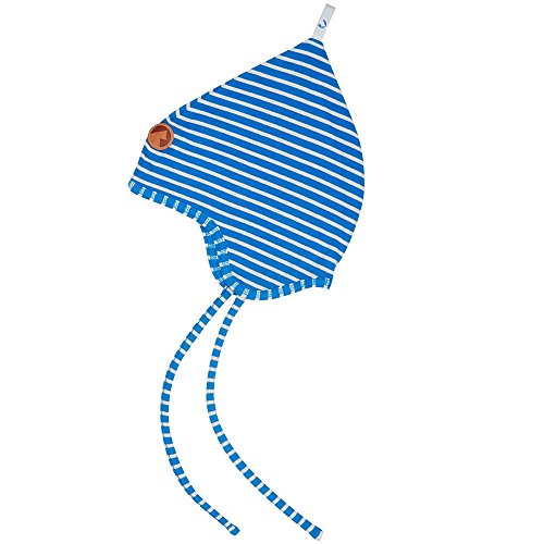 FINKID Jersey Zipfelmütze POPILI Gr. 46 Blue Offwhite (U15816) von Finkid