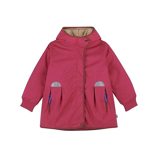 Finkid Aina Ice 2 in 1 Mädchen Outdoorjacke mit herausnehmbarem Steppfutter und reflektierendem Animal Print von Finkid