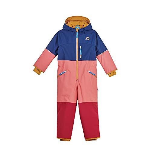 Finkid Akrobaati Kinder Wintersport Overall im Colorblocking mit Po- und Knieverstärkung von Finkid