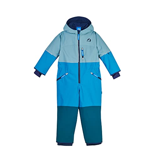 Finkid Akrobaati Kinder Wintersport Overall im Colorblocking mit Po- und Knieverstärkung von Finkid