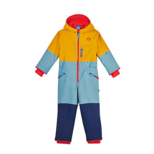 Finkid Akrobaati Kinder Wintersport Overall im Colorblocking mit Po- und Knieverstärkung von Finkid