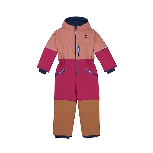 Finkid Akrobaatti Kinder Wintersport Overall im Colorblocking mit Po- und Knieverstärkung von Finkid