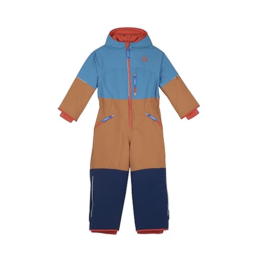 Finkid Akrobaatti Kinder Wintersport Overall im Colorblocking mit Po- und Knieverstärkung von Finkid