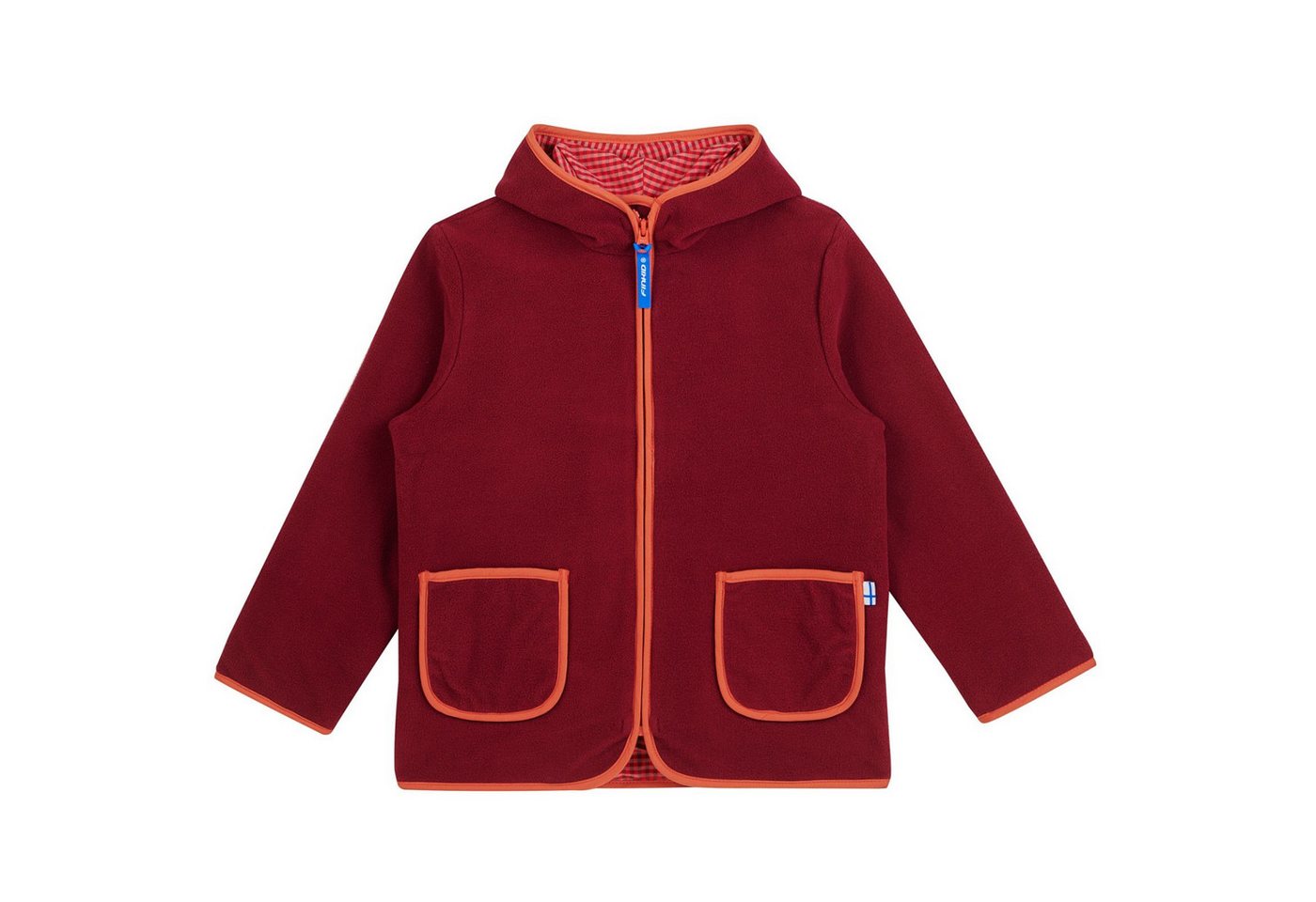 Finkid Allwetterjacke Finkid Tonttu Fleecejacke Beet Red/Fox 100/110 Fleecejacke Fleece Jacket von Finkid