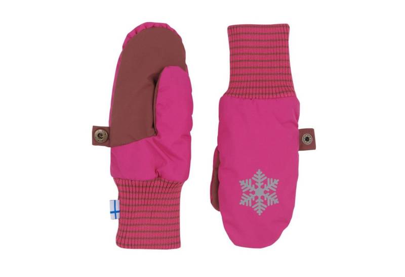 Finkid Fäustlinge Finkid Rukkanen mit Reflektor Raspberry/Sable S (1-3 Jahre) von Finkid