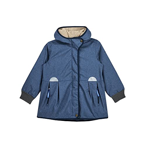 Finkid Girls Aina Ice Blau - Wasserdichte isolierte Mädchen 3-in-1 Jacke, Größe 100-110 - Farbe Denim - Navy von Finkid