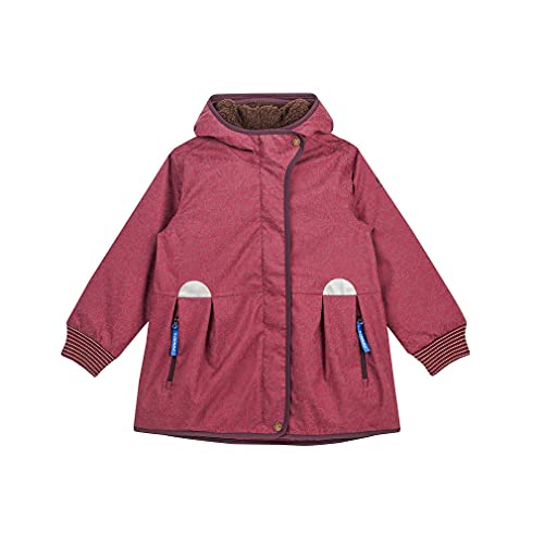 Finkid Girls Aina Ice Rot, Mädchen Ponchos und Capes, Größe 90-100 - Farbe Beet Red - Eggplant von Finkid