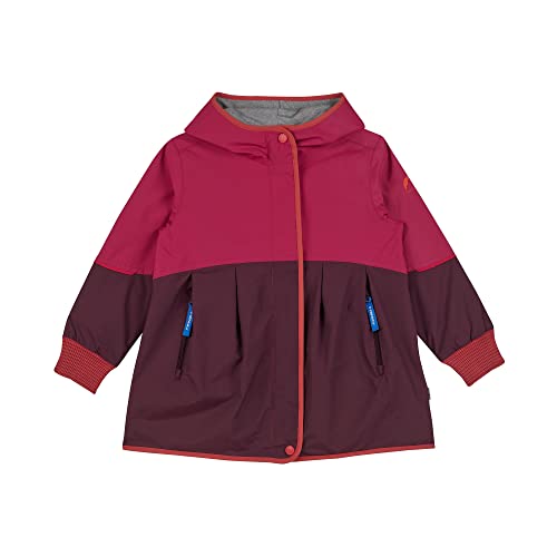 Finkid Girls Aina Move Colorblock - Wasserdichte vielseitige Mädchen Übergangsjacke, Größe 110-120 - Farbe Raspberry - von Finkid
