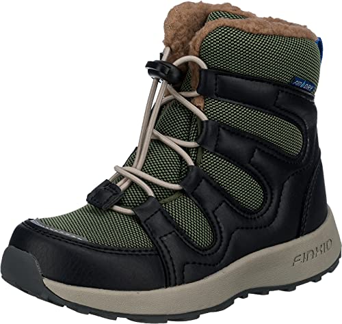 Finkid Huippu Grün, Kinder Winterstiefel, wasserfest, Größe EU 31 - Farbe Bronze Green - Graphit von Finkid