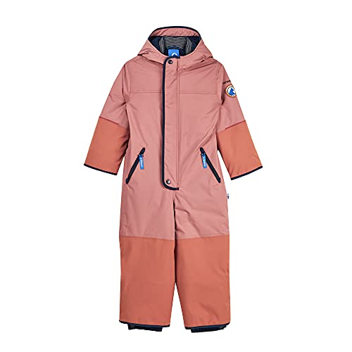 Finkid Husky Haalari Colorblock, Kinder Regenhose und Hardshell-Hose, Größe 80-90 - Farbe Rose - Navy von Finkid