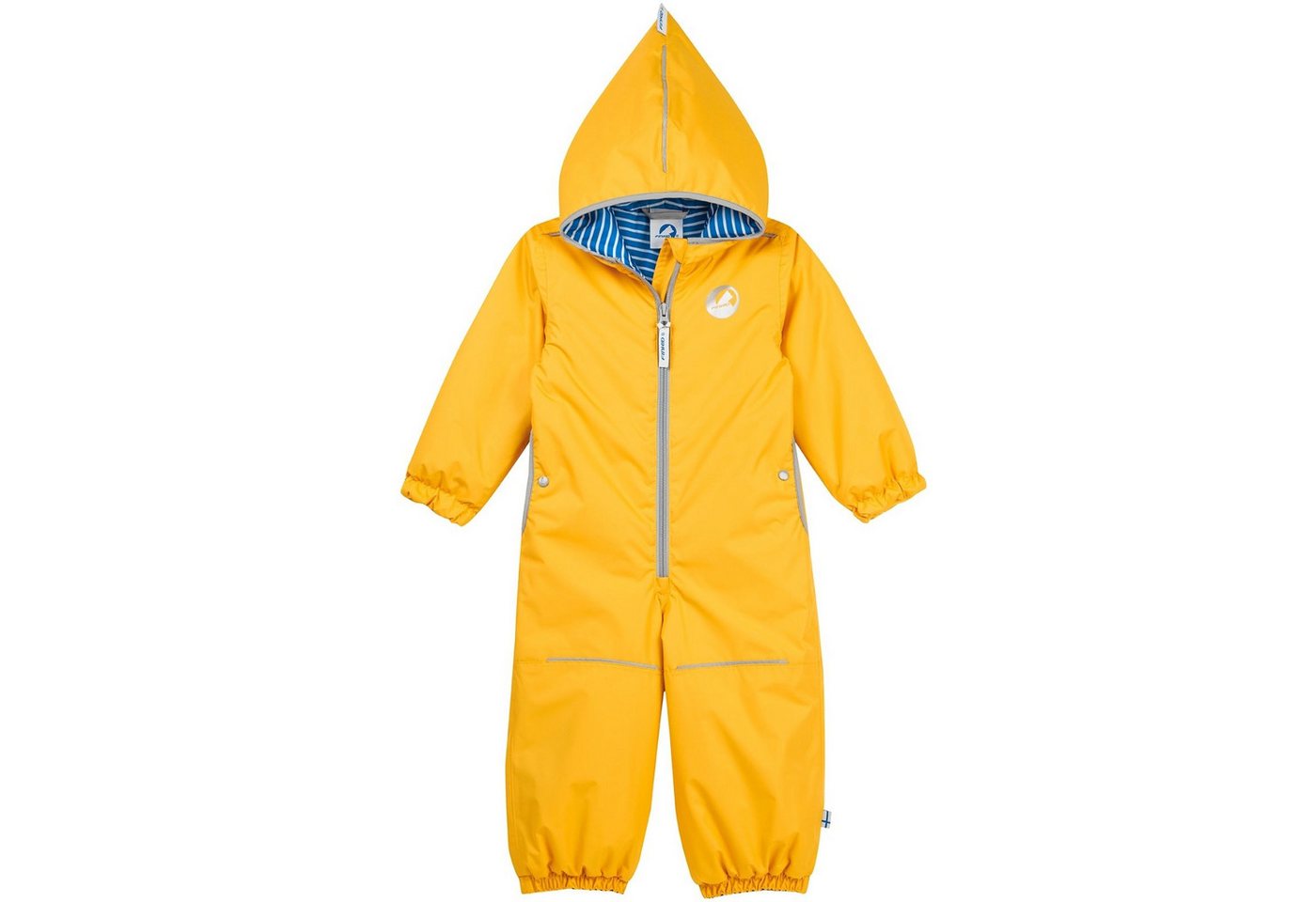 Finkid Jumpsuit Finkid Pikkumini Regenoverall Yellow/Storm 100/110 von Finkid