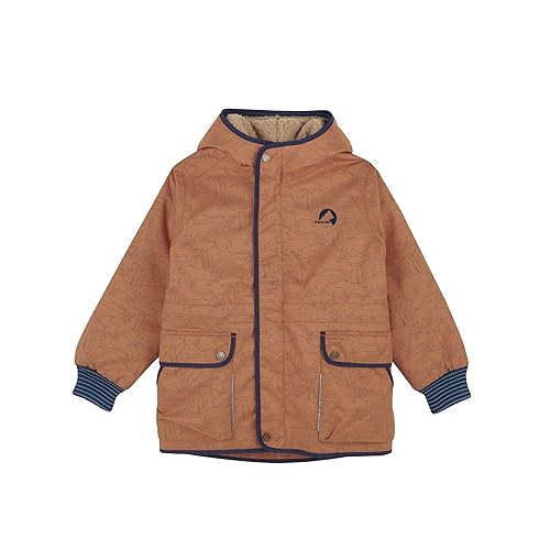 Finkid Kamu Ice 2 in 1 Kinder Outdoorparka mit herausnehmbarem Steppfutter und reflektierendem Animal Print von Finkid