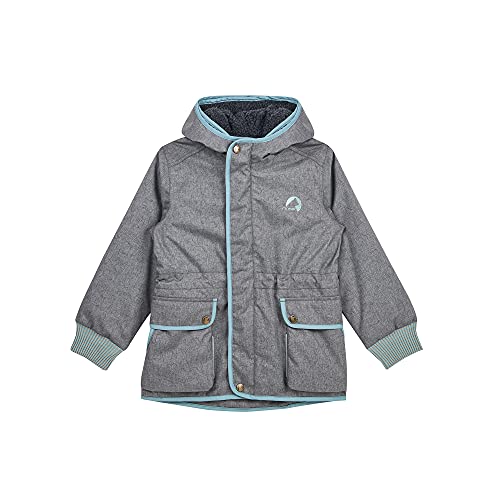 Finkid Kamu Ice Grau, Kinder Ponchos und Capes, Größe 120-130 - Farbe Charcoal - Smoke Blue von Finkid