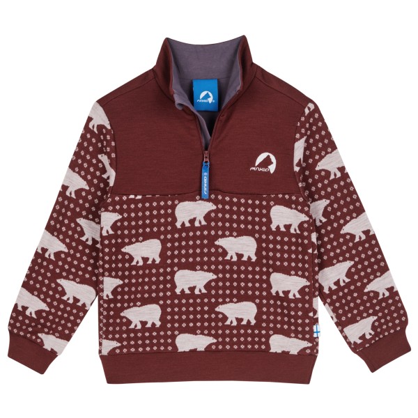 Finkid - Kid's Masi Nordik - Wollpullover Gr 140/150 rot von Finkid