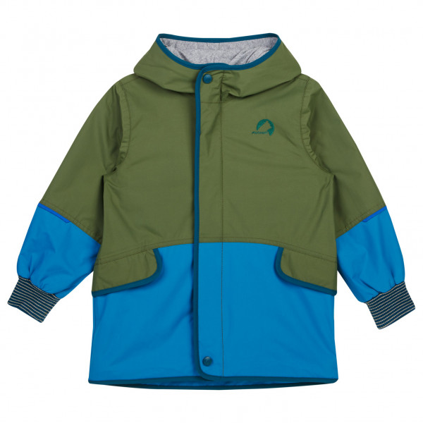 Finkid - Kid's Moska - Regenjacke Gr 100/110;110/120;120/130;130/140;140/150;80/90;90/100 blau;blau/türkis von Finkid