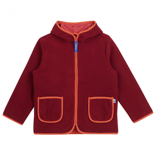 Finkid - Kid's Tonttu - Fleecejacke Gr 110/120 rot von Finkid