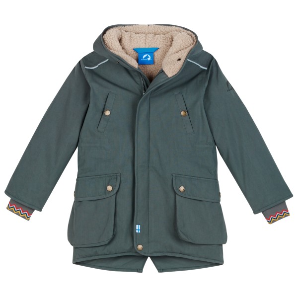 Finkid - Kid's Tuulikki Baltik - Winterjacke Gr 100/110 grau von Finkid