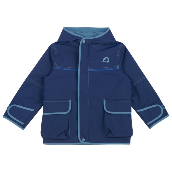 Finkid - Kid's Tuulis Eko - Regenjacke Gr 140/150 blau von Finkid