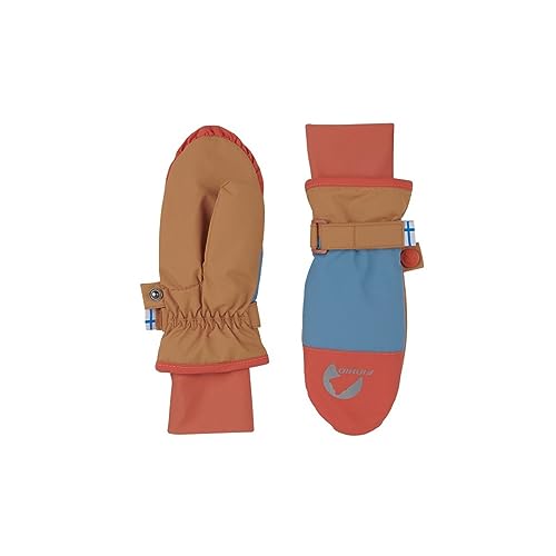 Finkid Kinder Kirjava Handschuhe, Almond-Fox, M von Finkid
