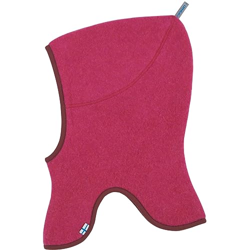 Finkid Kinder Luola Wolle Sturmhaube, Himbeer-Zobel, L, Winter, Klassisch, Hut von Finkid