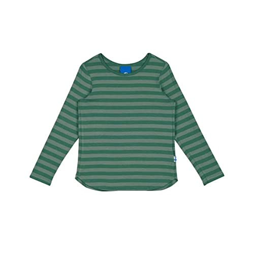 Finkid Kinder Merisilli Longsleeve, Green Bay- deep Grass, EU 100-110 von Finkid