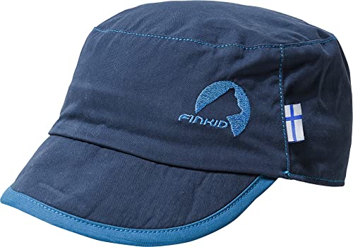 Finkid Mikke Blau - Wasserabweisende leichte Kinder Sommermütze, Größe S - Farbe Navy - Nautic von Finkid