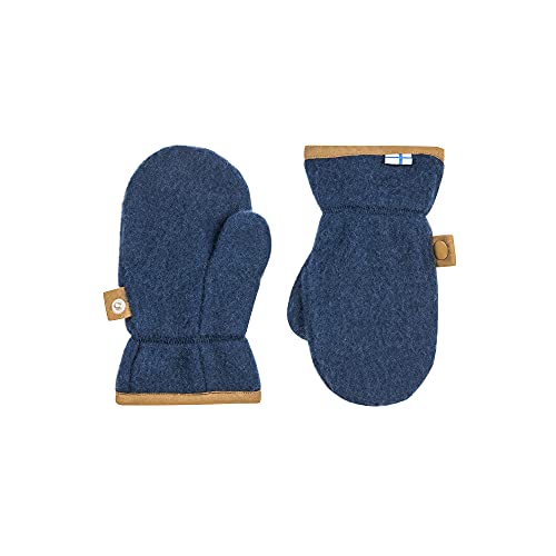 Finkid Kinder Nupujussi Wool Handschuhe, Navy, M von Finkid