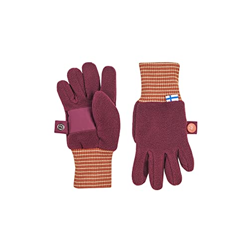 Finkid Kinder Sormikas Handschuhe, Beet red-Chili, XL von Finkid