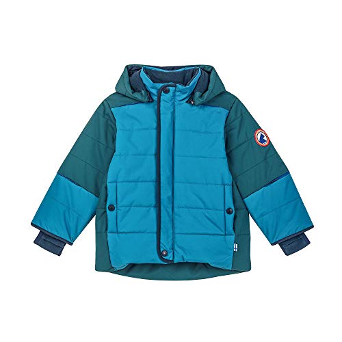 Finkid Koira Husky Colorblock-Blau, Isolationsjacke, Größe 120-130 - Farbe Seaport - Navy von Finkid