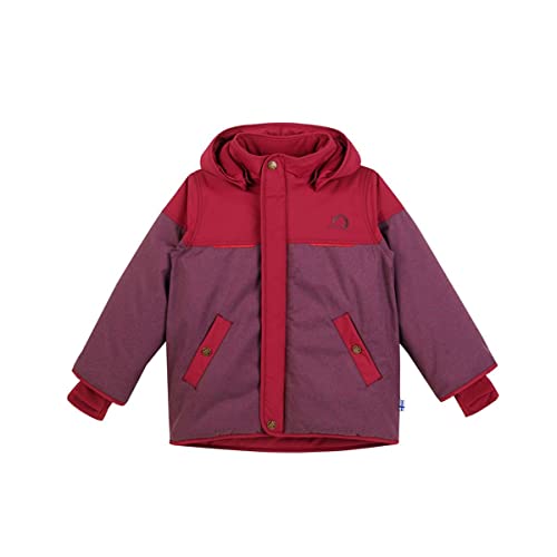 Finkid Koira Ice Rot - Wasserdichter isolierter Kinder Winterparka, Größe 90-100 - Farbe Eggplant - Beet Red von Finkid