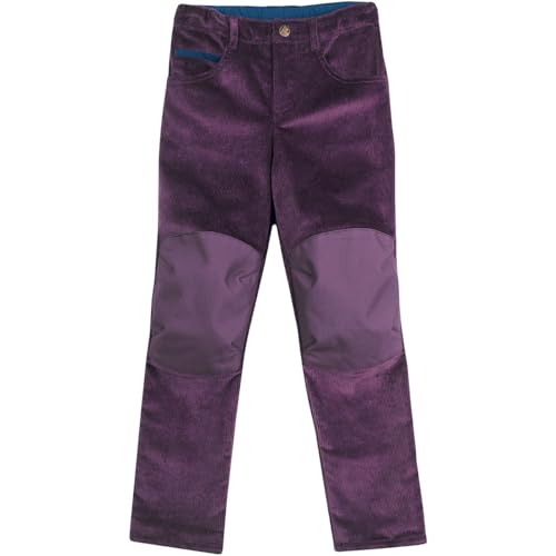 Finkid Kuusi Lila - Robuste Bequeme Kinder 5-Pocket Cord Hose, Größe 90-100 - Farbe Eggplant von Finkid