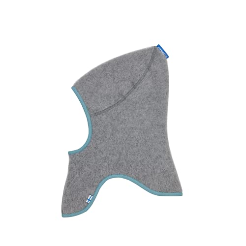 Finkid Luola Wool Grau - Vielseitige wärmende Kinder Wollfleece Sturmhaube, Größe L - Farbe Charcoal von Finkid