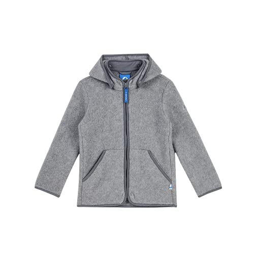 Finkid Luonto Wool Grau, Kinder Anoraks, Größe 100-110 - Farbe Charcoal von Finkid