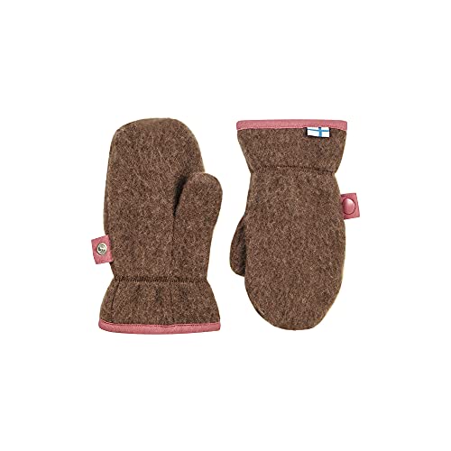 Finkid Nupujussi Wool Braun, Kinder Fausthandschuh, Größe S - Farbe Cocoa von Finkid